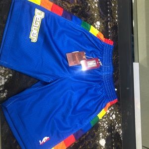 Denver Nuggets Rainbow Pride Swingman Shorts